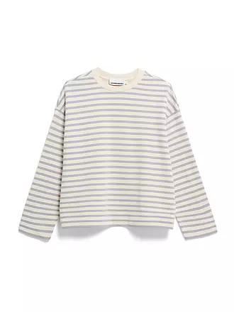 ARMEDANGELS | Sweat Oversized Fit FRANKAA STRIPES | creme